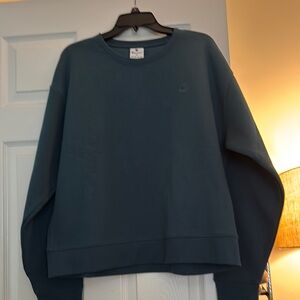 Champion Women's Dark Teal Crewneck Sweater